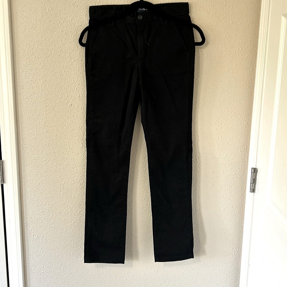 Boys Black Khaki Pants | NWOT | Size 14 - adjustable waist | Children’s Pace